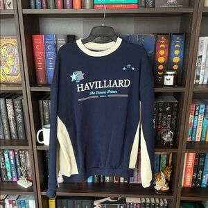 Navy and Cream Sweatshirt